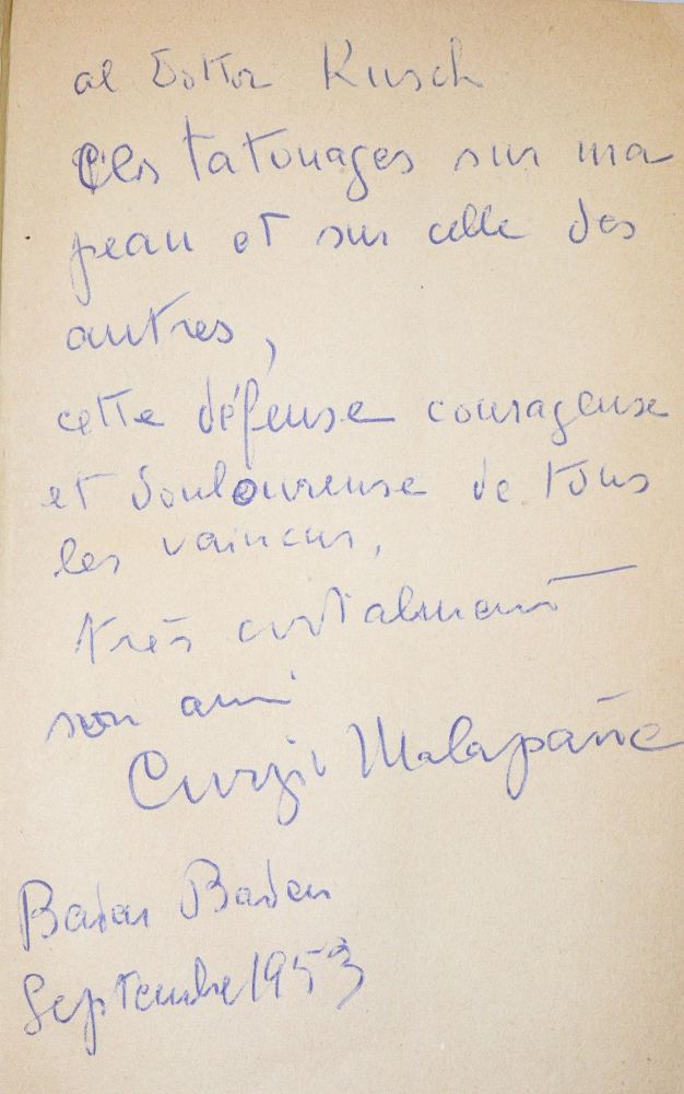 Große Abbildung Nr.2: 135-1619 Malaparte, C. (d. i. K. E. Suckert),: (Literatur und illustrierte Bücher 20.Jahrhundert - Alte Literatur in modernen Ausgaben)