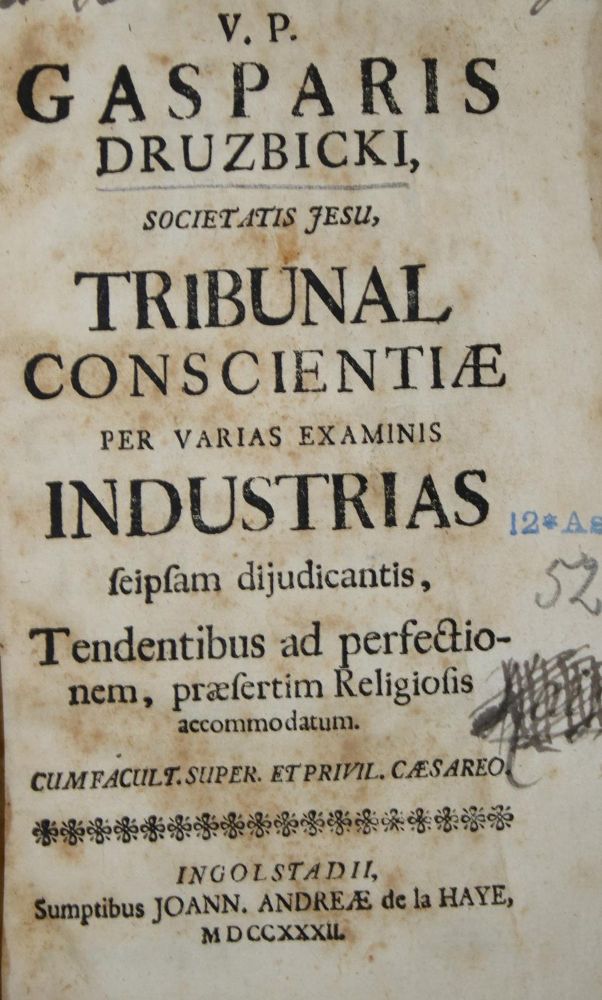 Große Abbildung Nr.1: 135-165 Druzbicki,G.: (Alte Drucke, Handschriften und Theologie)