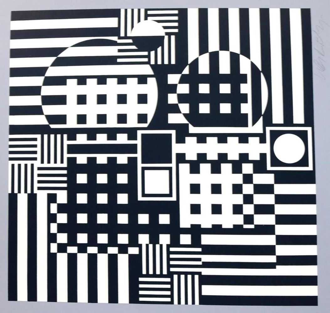 Große Abbildung Nr.13: 135-1675 Descartes,R.: (Vasarely)