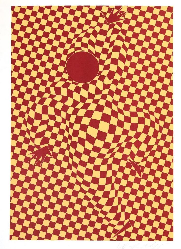 Große Abbildung Nr.2: 135-1675 Descartes,R.: (Vasarely)