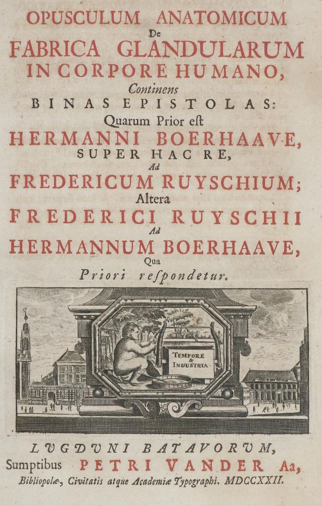 Große Abbildung Nr.1: 135-1715 Boerhaave,H.: (Medizin)