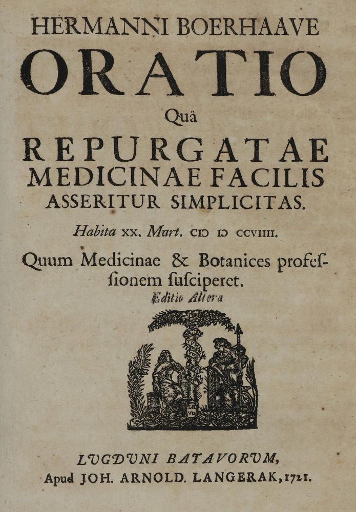 Große Abbildung Nr.3: 135-1715 Boerhaave,H.: (Medizin)