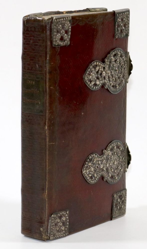 Große Abbildung Nr.1: 135-174 Weinroter Ledereinband: (Einband)