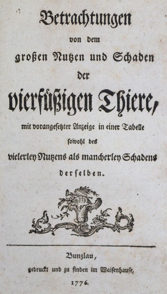 Große Abbildung Nr.1: 135-1751 Betrachtungen: (Zoologie)