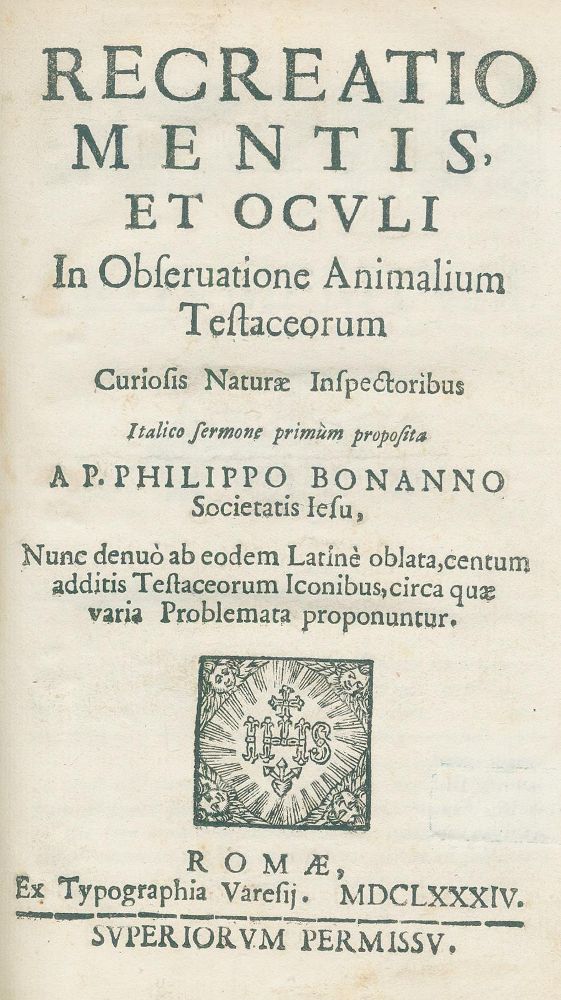 Große Abbildung Nr.1: 135-1760 Buonanni,F.: (Zoologie, Muscheln)