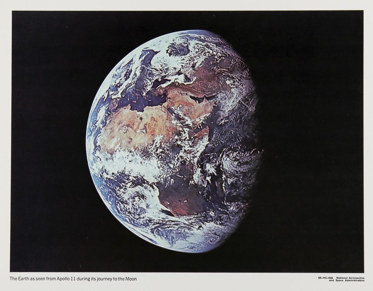 Große Abbildung Nr.1: 135-1776 Apollo 11.: (Verschiedene Gebiete - Varia, Aeronautik, Mondlandung)