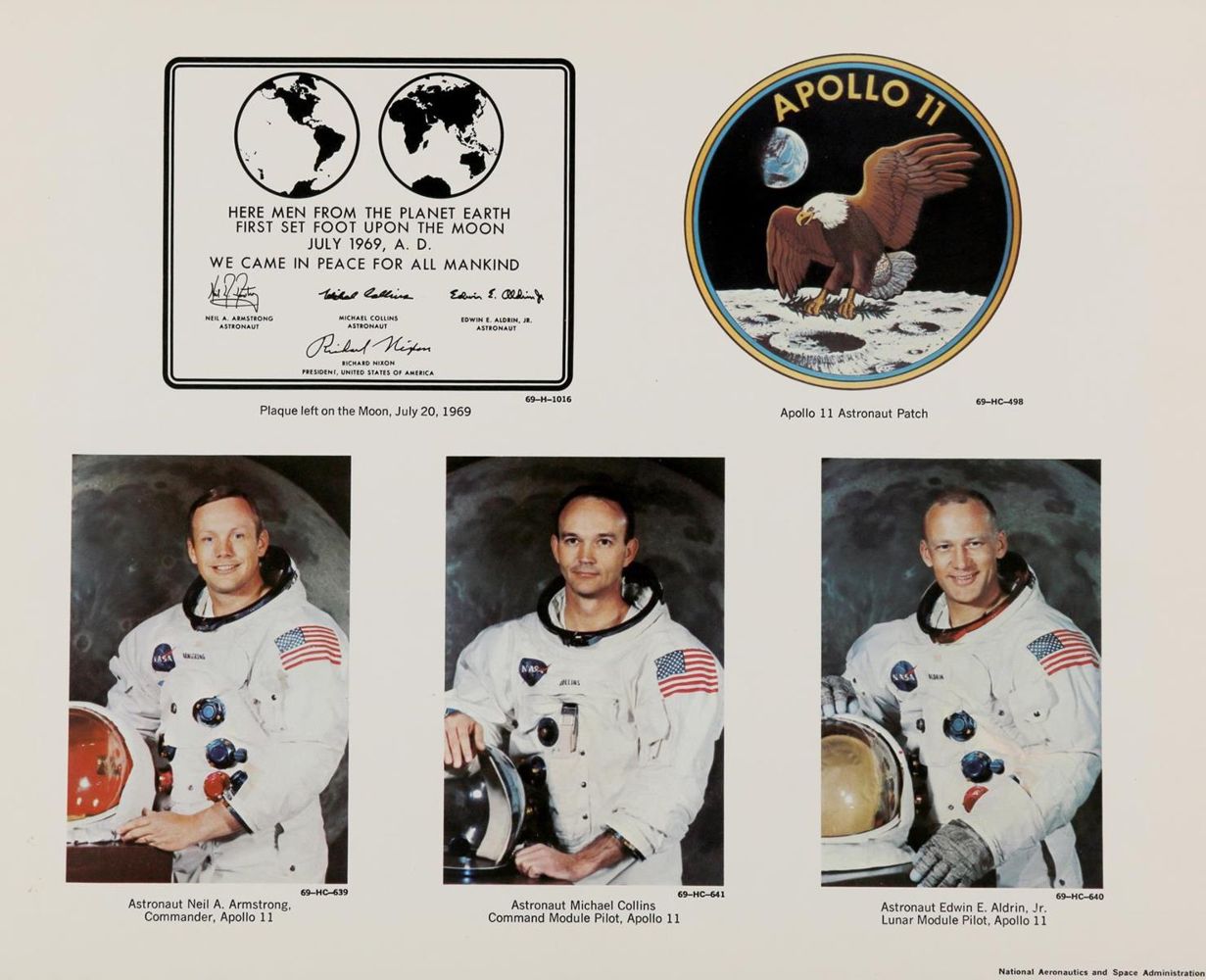 Große Abbildung Nr.3: 135-1776 Apollo 11.: (Verschiedene Gebiete - Varia, Aeronautik, Mondlandung)