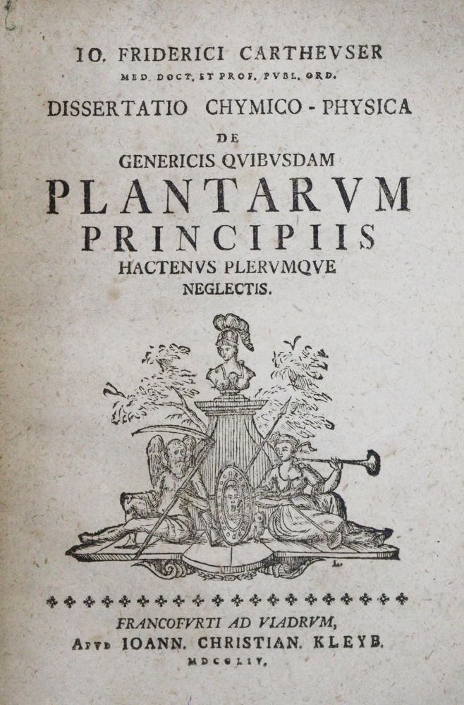 Große Abbildung Nr.1: 135-1791 Cartheuser,J.F.: (Verschiedene Gebiete - Varia)