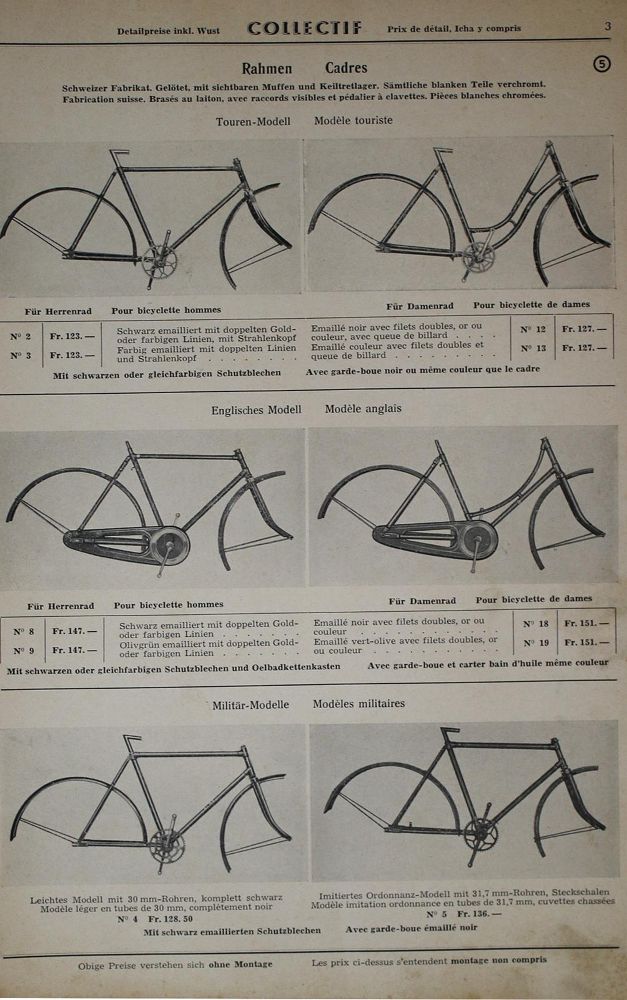 Große Abbildung Nr.1: 135-1802 Collectiv 1951/52.: (Verschiedene Gebiete - Varia, Fahrrad)