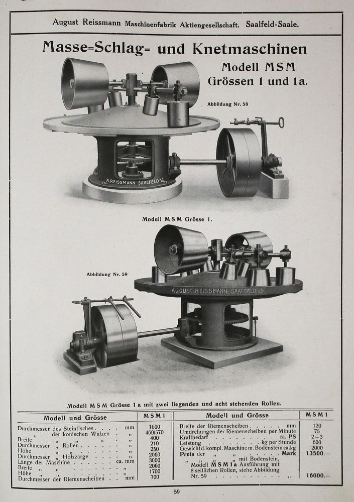 Große Abbildung Nr.1: 135-1821 Reissmann,A.: (Verschiedene Gebiete - Varia, Maschinen)