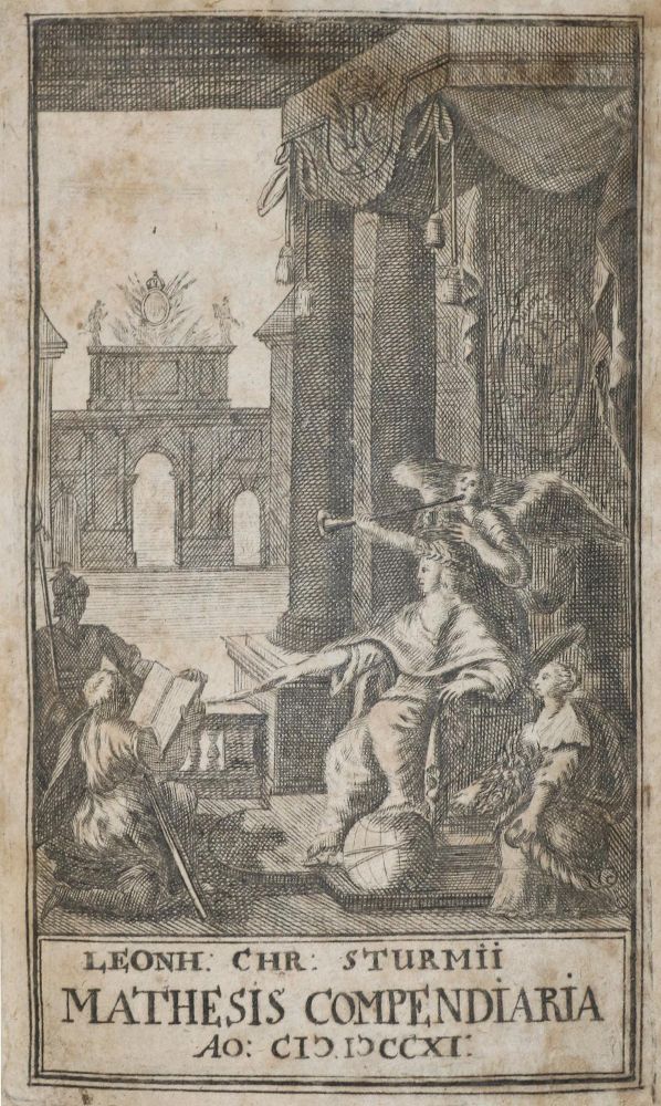 Große Abbildung Nr.1: 135-1822 Sturm,L.C.: (Verschiedene Gebiete - Varia, Mathematik, Astronomie)