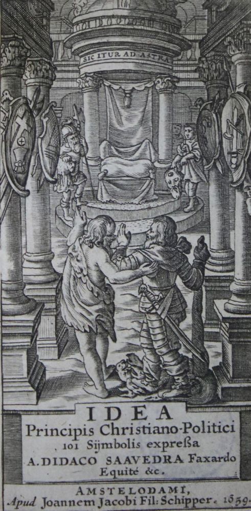 Große Abbildung Nr.1: 135-183 Saavedra Fajardo,D.d.: (Emblemata)