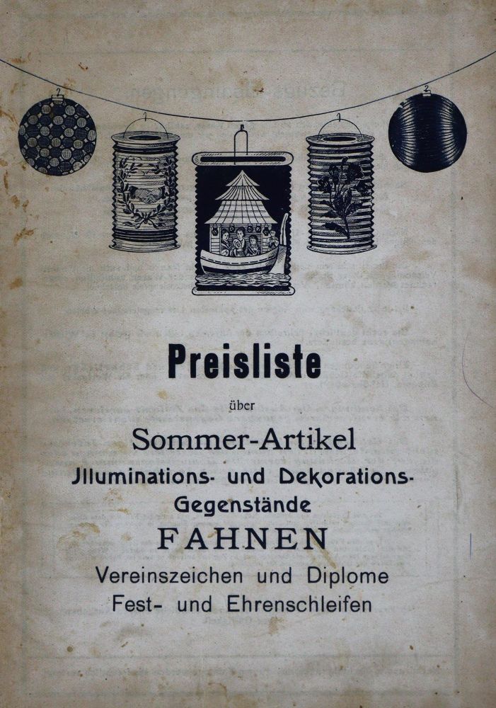 Große Abbildung Nr.2: 135-1852 Preis-Liste: (Verschiedene Gebiete - Varia)