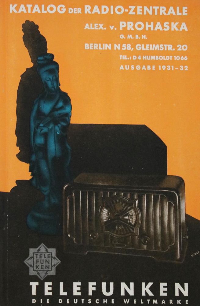 Große Abbildung Nr.1: 135-1853 Katalog: (Verschiedene Gebiete - Varia, Radio und Funk)