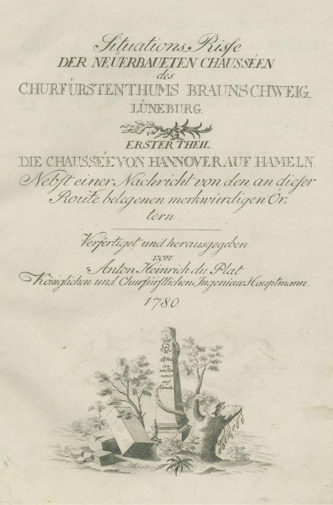 Große Abbildung Nr.1: 135-1859 Du Plat,A.H.: (Verschiedene Gebiete - Varia, Straßenbau)