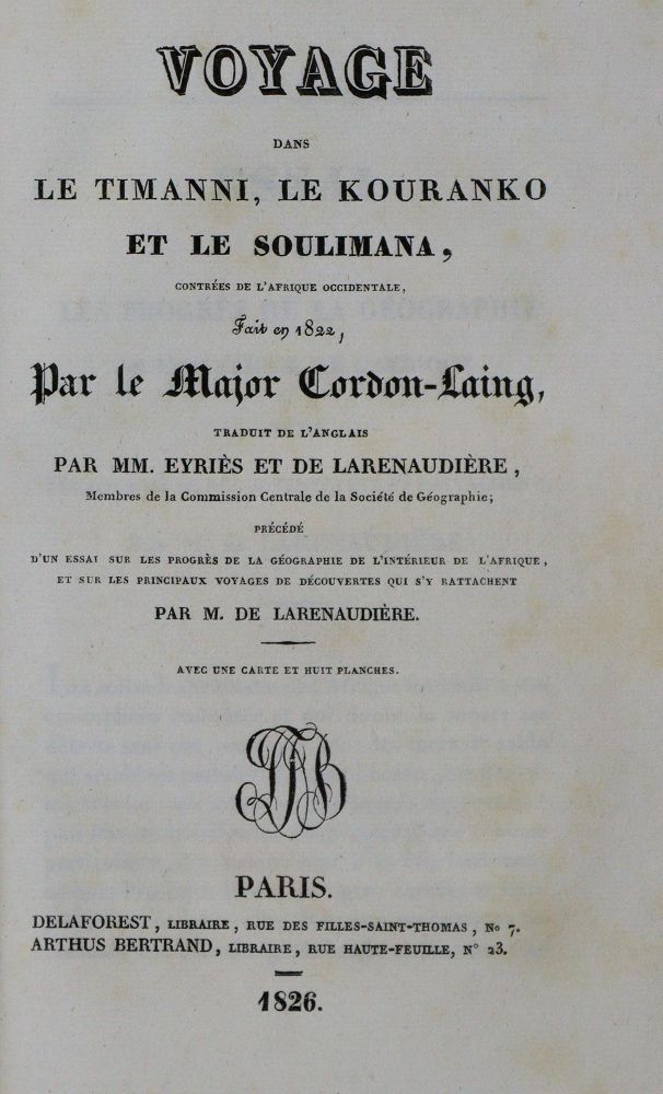 Große Abbildung Nr.2: 135-1890 Laing,(A.G.).: (Afrika)