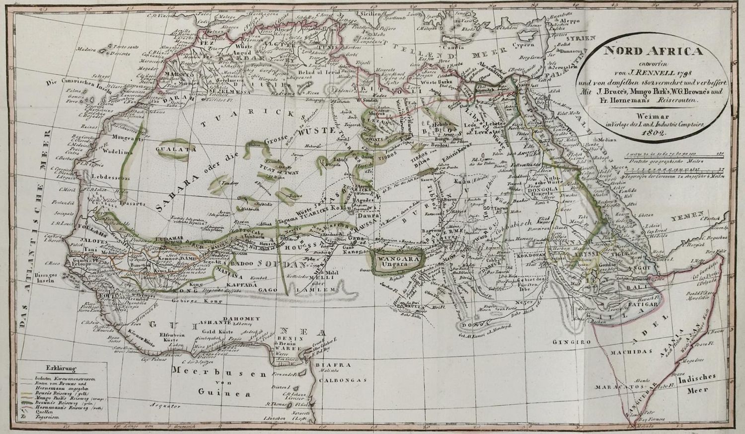Große Abbildung Nr.1: 135-1896 Sprengel,M.C. (Hrsg.).: (Afrika)