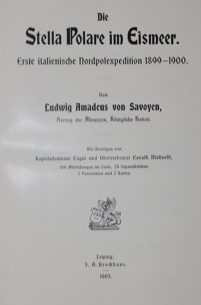 Große Abbildung Nr.1: 135-1933 Savoyen,L.A.v.: (Arktis-Antarktis-Nordländer)