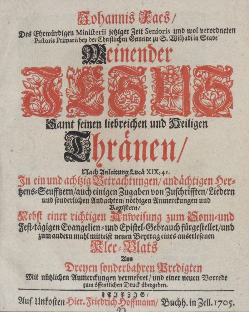 Große Abbildung Nr.1: 135-194 Faes,J.: (Alte Drucke, Handschriften und Theologie)