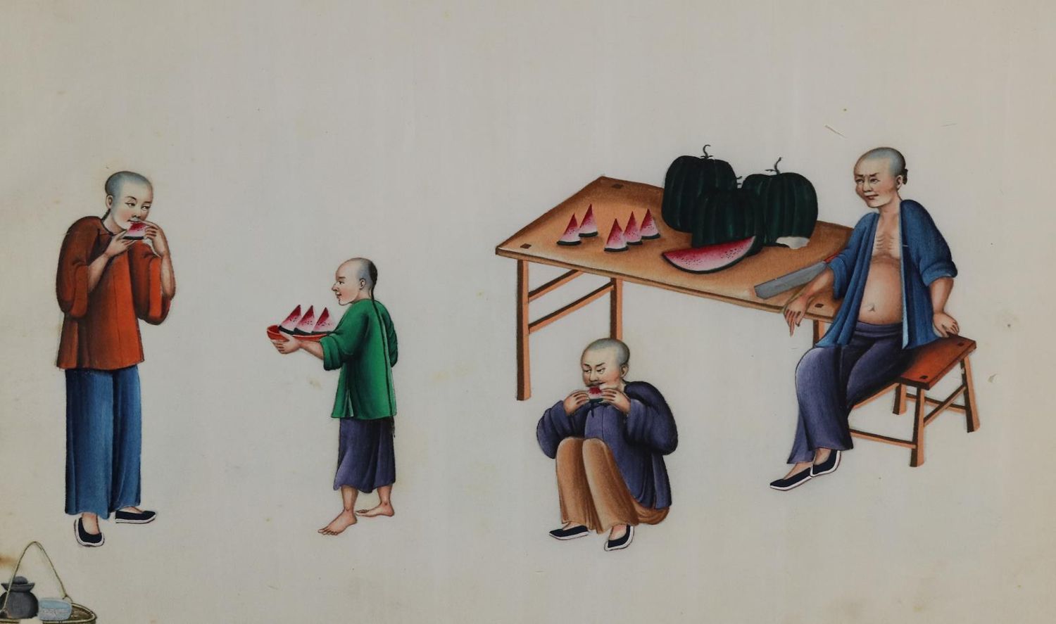 Große Abbildung Nr.3: 135-1954 Reispapieralbum.: (Asien, China)