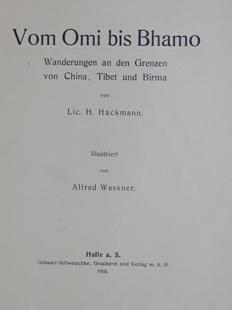 Große Abbildung Nr.1: 135-1957 Hackmann,H.: (Asien)