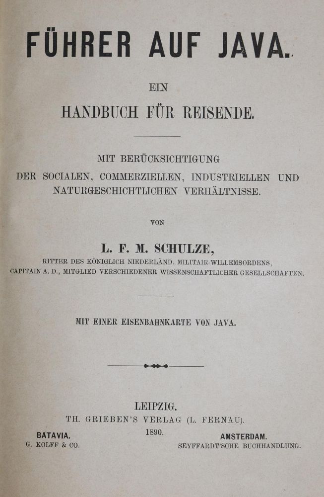 Große Abbildung Nr.1: 135-1965 Schulze,L.F.M.: (Asien, Indonesien)