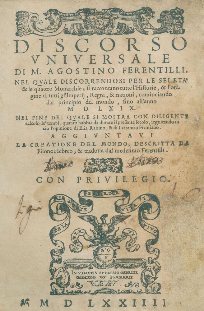 Große Abbildung Nr.1: 135-198 Ferentilli,A.: (Alte Drucke, Handschriften und Theologie)