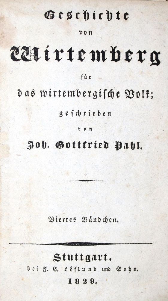 Große Abbildung Nr.1: 135-2012 Pahl,J.G.: (Deutschland, Baden-Württemberg)
