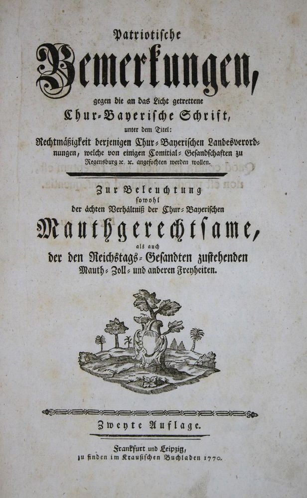 Große Abbildung Nr.1: 135-2033 (Schrötter,F.F.).: (Deutschland, Bayern)