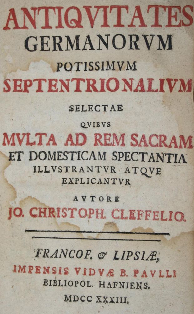 Große Abbildung Nr.1: 135-2046 Cleffel,J.C.: (Deutschland)