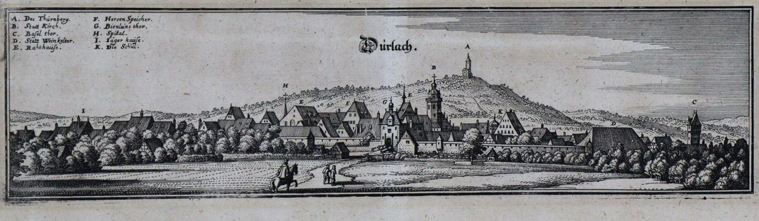 Große Abbildung Nr.1: 135-2051 Durlach bei Karlsruhe.: (Deutschland)