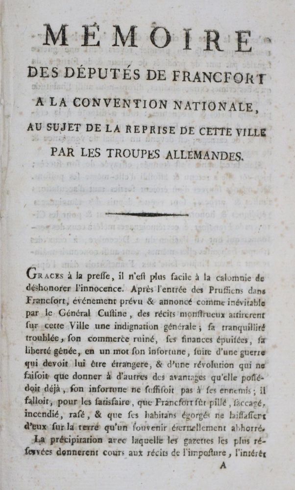 Große Abbildung Nr.1: 135-2057 (Seeger,K.F., Günderrode u.a.).: (Deutschland, Frankfurt/Main)