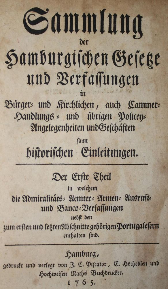 Große Abbildung Nr.1: 135-2066 Sammlung: (Deutschland, Hamburg)