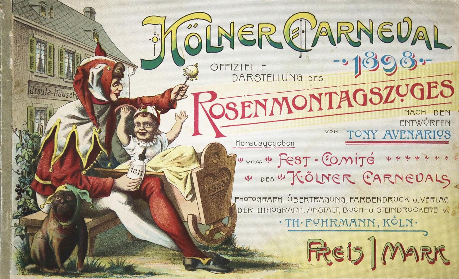 Große Abbildung Nr.1: 135-2085 Kölner Carneval 1898.: (Deutschland, Köln)
