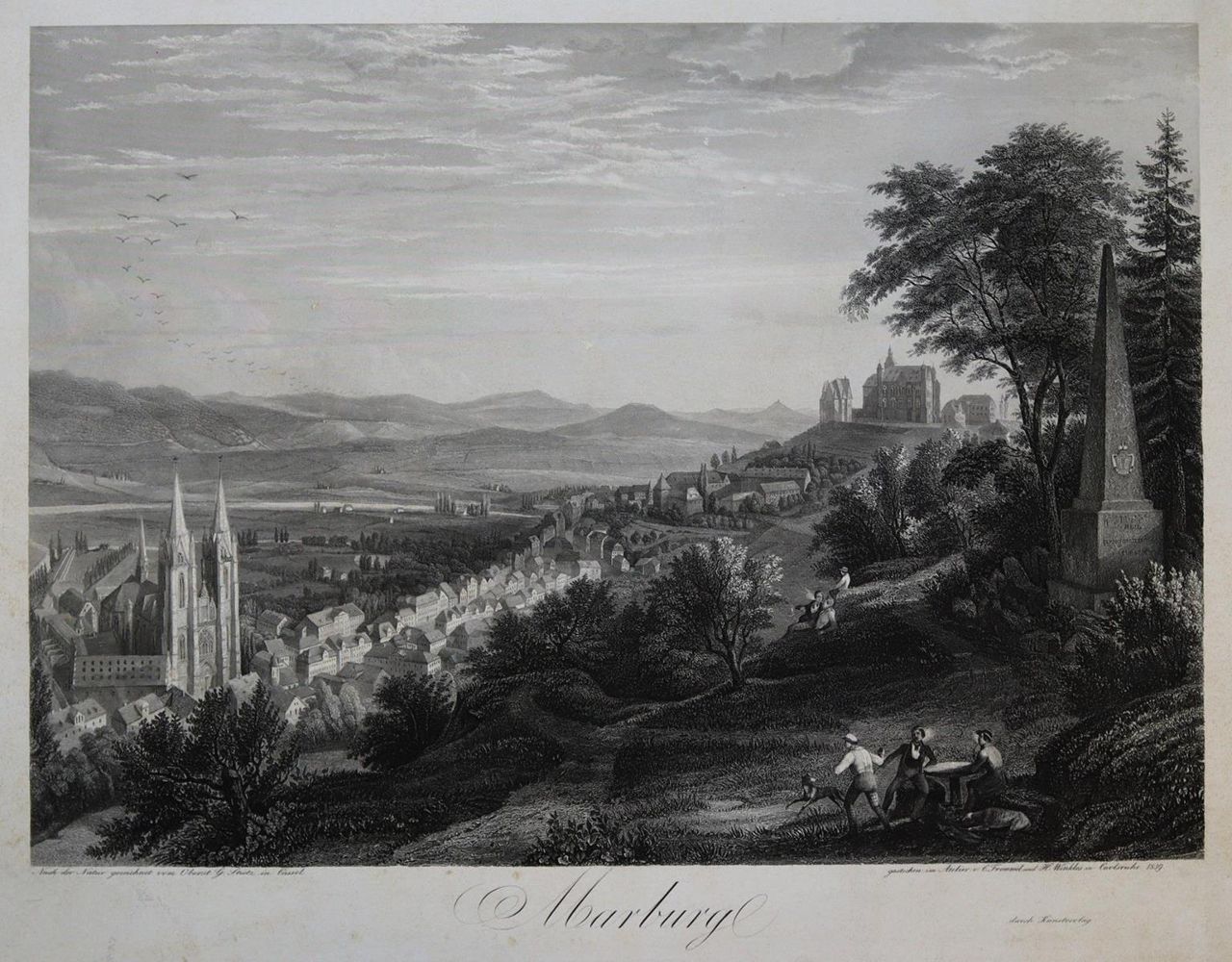 Große Abbildung Nr.1: 135-2093 Marburg: (Deutschland)