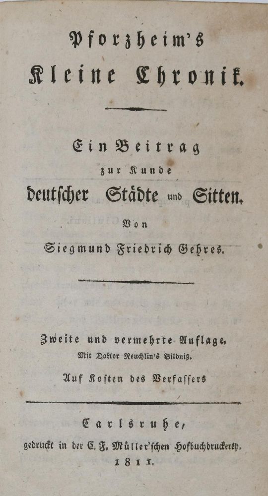 Große Abbildung Nr.1: 135-2098 Gehres,S.F.: (Deutschland, Pforzheim)