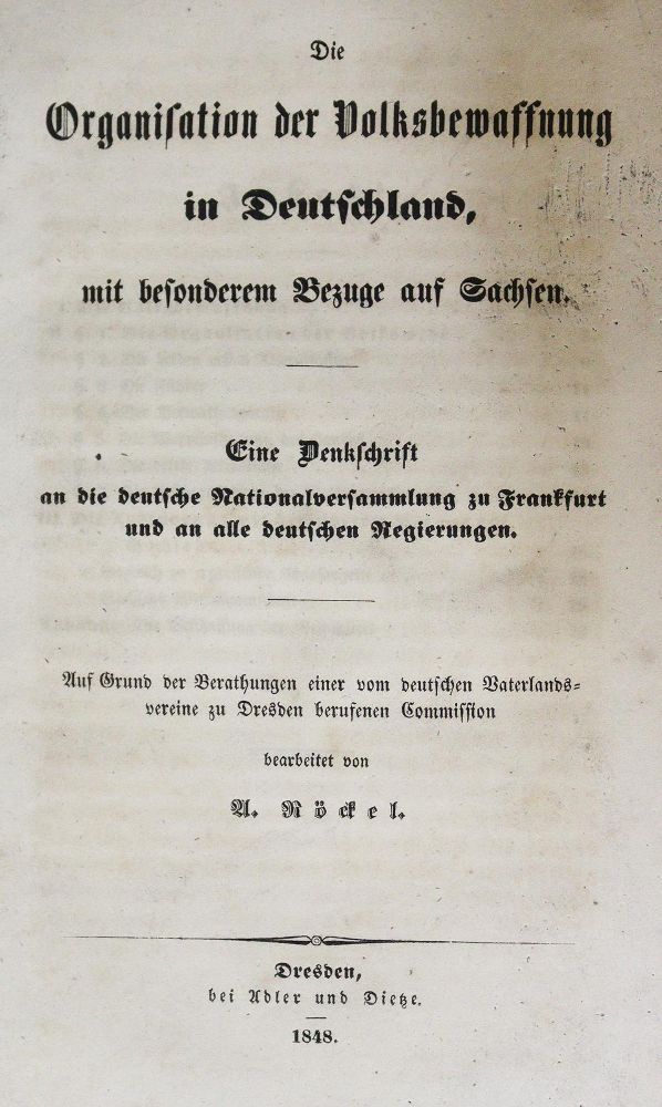 Große Abbildung Nr.1: 135-2106 Röckel,A.: (Deutschland, Revolution 1848/49 - Vormärz - Politik)