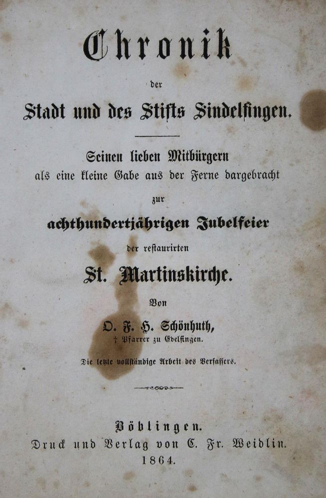 Große Abbildung Nr.2: 135-2123 Schönhuth,O.F.H.: (Deutschland, Sindelfingen)