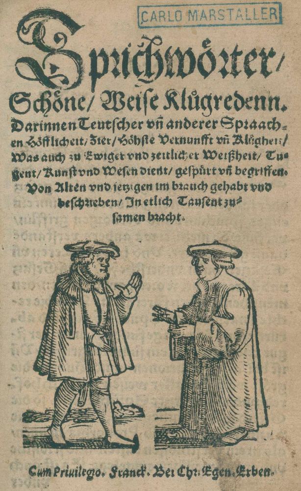 Große Abbildung Nr.1: 135-213 [Franck, Sebastian].: (Alte Drucke, Handschriften und Theologie)