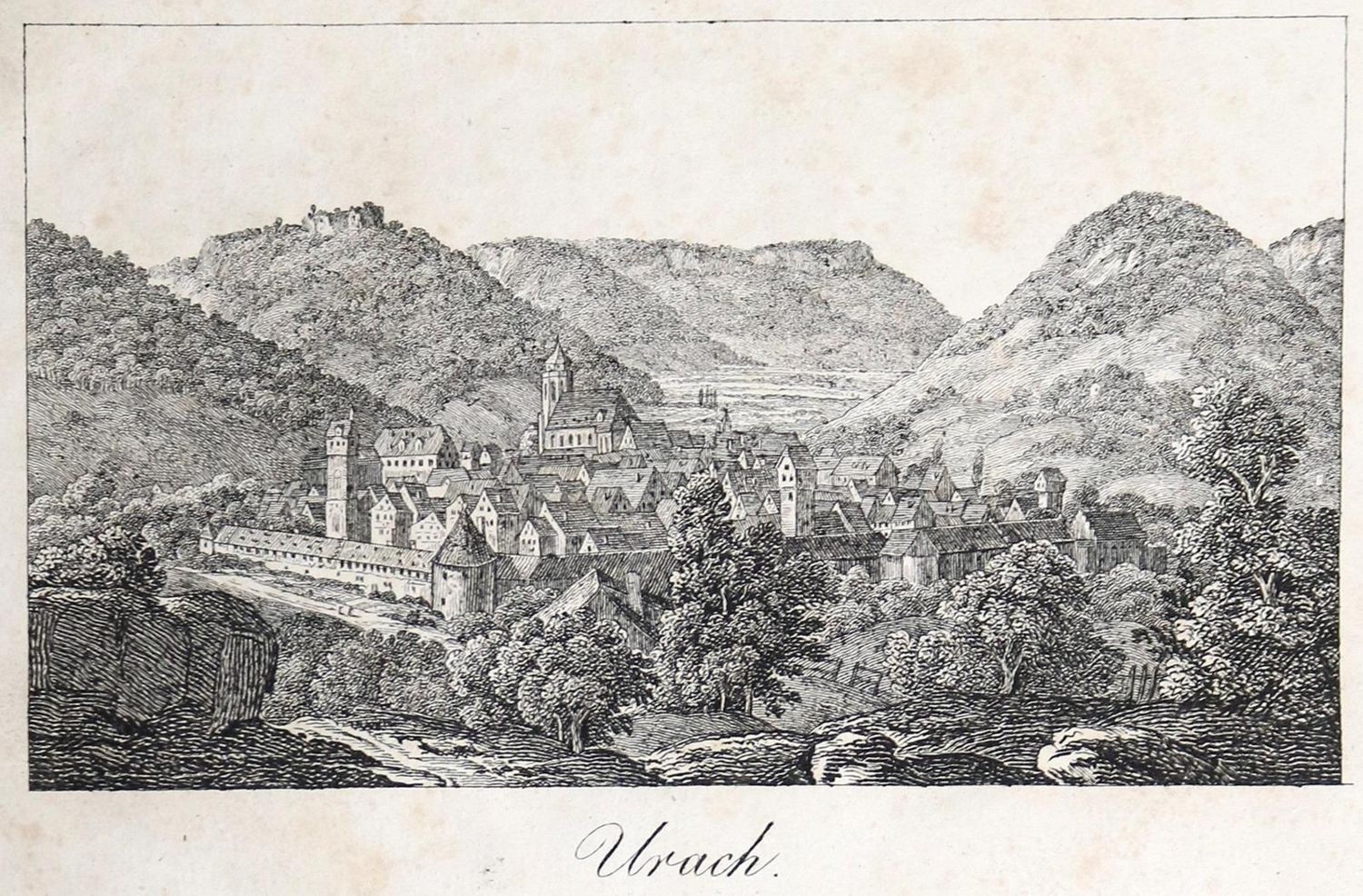 Große Abbildung Nr.1: 135-2136 Memminger,(J.D.G.).: (Deutschland, Urach)