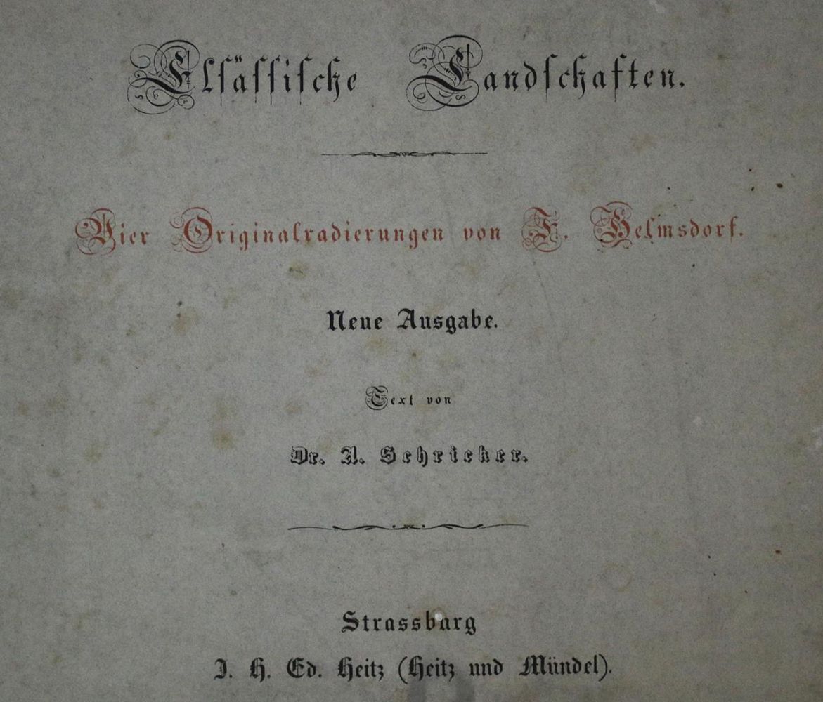 Große Abbildung Nr.1: 135-2146 Schricker,A.: (Frankreich, Elsass)