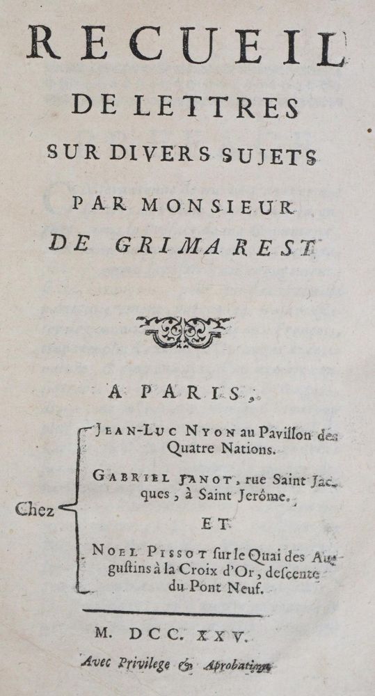 Große Abbildung Nr.1: 135-2148 Grimarest,(C.H.le Gallois)de.: (Frankreich)