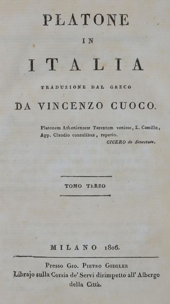 Große Abbildung Nr.3: 135-2171 (Cuoco,V.).: (Italien)