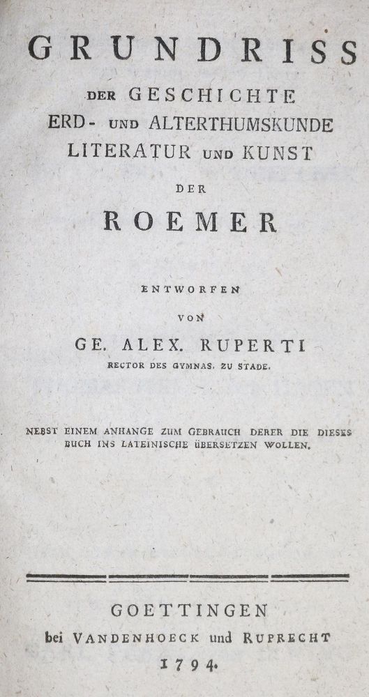 Große Abbildung Nr.1: 135-2186 Ruperti,G.A.: (Italien, Rom)