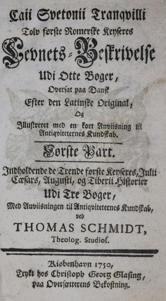 Große Abbildung Nr.1: 135-2187 Suetonius,C.T.: (Italien, Rom)