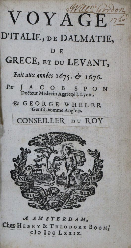 Große Abbildung Nr.2: 135-2189 Spon,J. u. G.Wheeler.: (Italien)