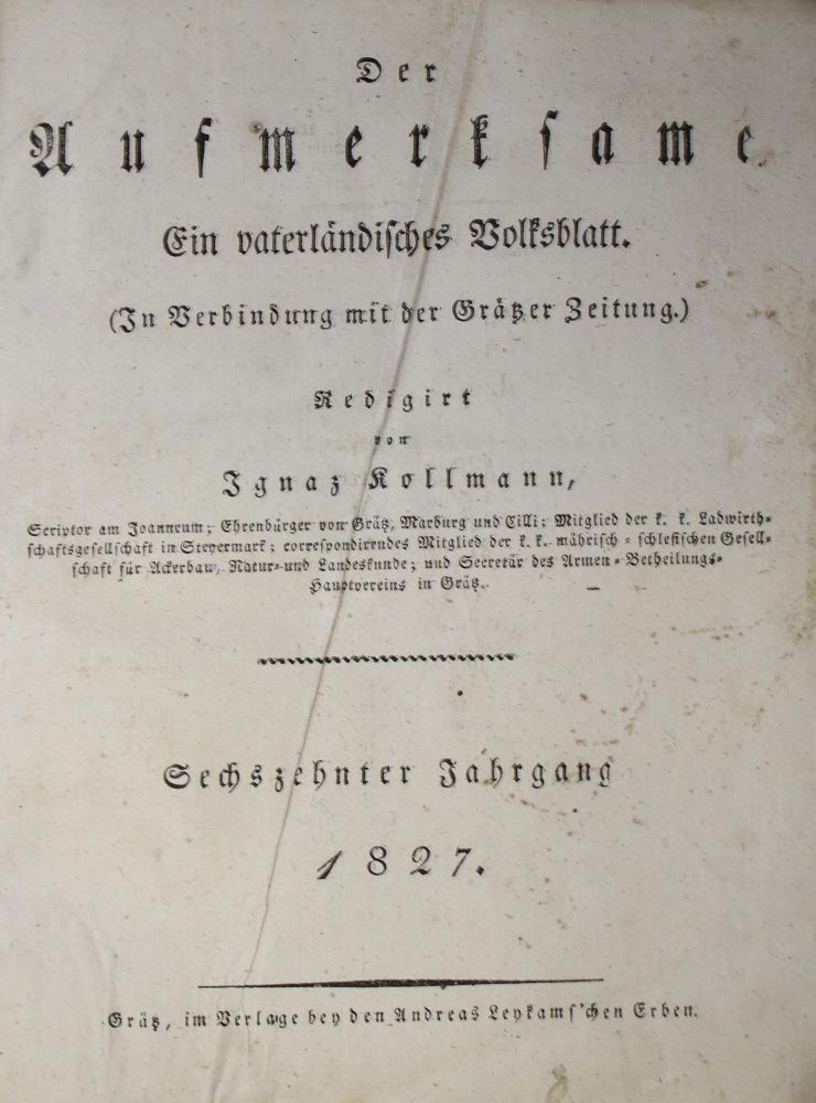 Große Abbildung Nr.1: 135-2192 Aufmerksame, Der.: (Österreich)