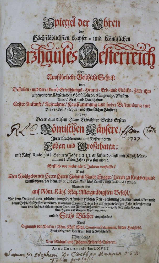 Große Abbildung Nr.2: 135-2197 Fugger,J.J.: (Österreich)