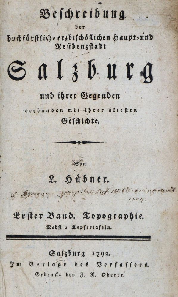 Große Abbildung Nr.2: 135-2208 Hübner,L.: (Österreich, Salzburg)