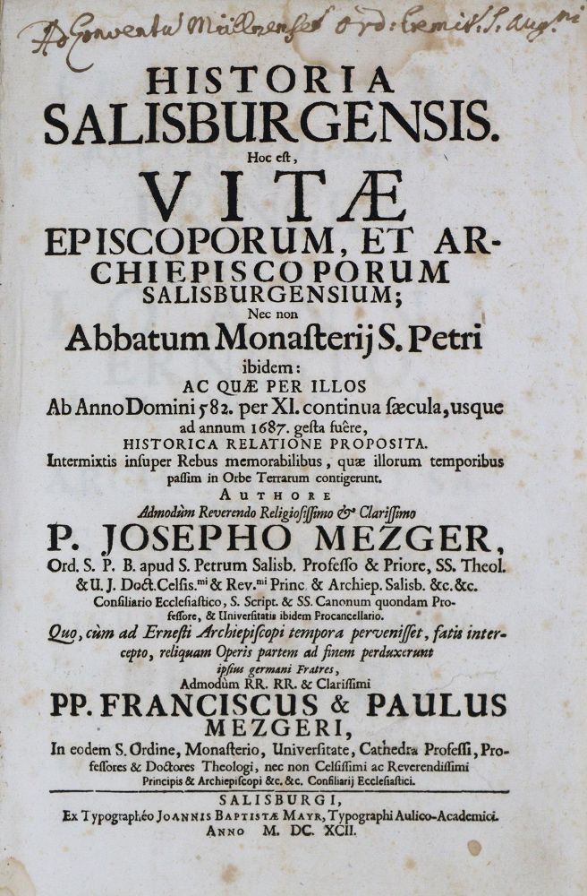 Große Abbildung Nr.1: 135-2209 Mezger,J.: (Österreich, Salzburg)